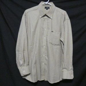 SAVANE | large | No Iron | 100% Cotton | Button Down Dress Shirt | BNWOT